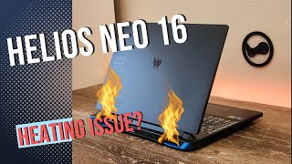 Did Acer rectify the Predator Helios Neo 16 Heating issue?