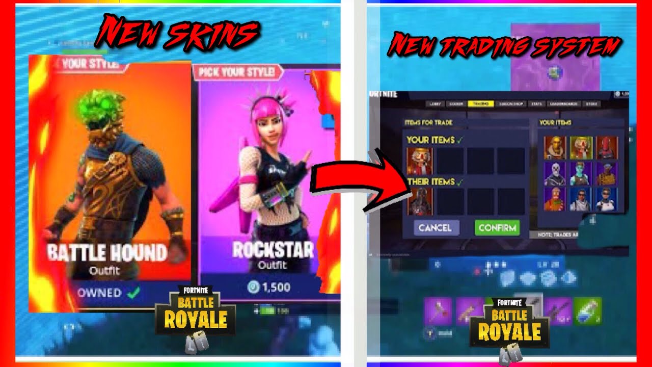 NEW TRADING SYSTEM AND OTHER FORTNITE UPDATES COMING! (New Skins