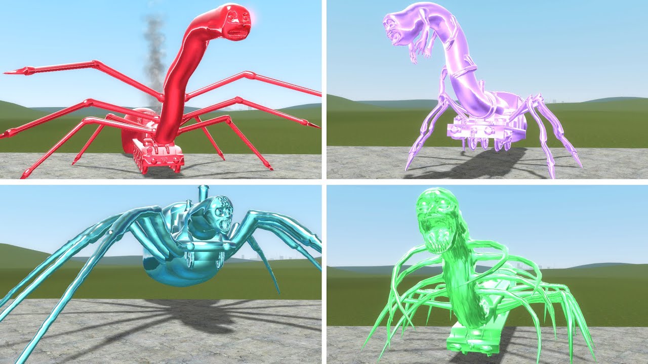 ALL New Color Cursed Thomas and Friends in Garry's Mod