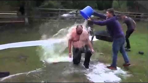 Slip and Slide ALS ice bucket challenge