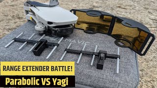 DJI Mavic Mini CE ULTIMATE RANGE EXTENDER TEST COMPARISON PARABOLIC VS YAGI || UNEXPECTED RESULT!!