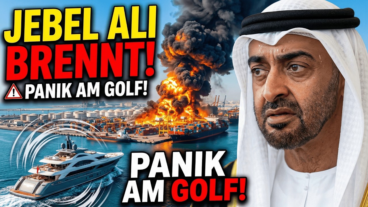 🚨 PANIK am Golf 350 Milliarden Schock! Jebel Ali brennt – Das Ende des sicheren Hafens