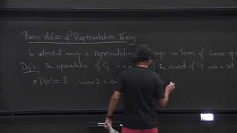 PSI 2018 2019   Lie Groups and Lie Algebras   Lecture 2   (Tibra Ali)