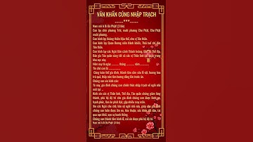 Văn Khấn CÚNG NHẬP TRẠCH khi gia chủ chuyển về nhà mới, nhằm cầu xin sự bình an may mắn và tài lộc