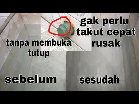 cara membersihkan bak mandi tanpa menguras