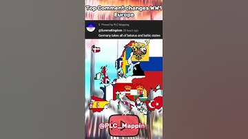 top comment changes ww1 Europe #europe #geography #map #mapping #history #mapper #fyp #shorts