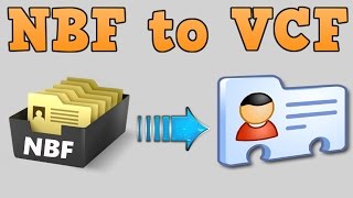 How to convert .NBF to .VCF or extract contacts from .NBF file  [HD + Narration] screenshot 4