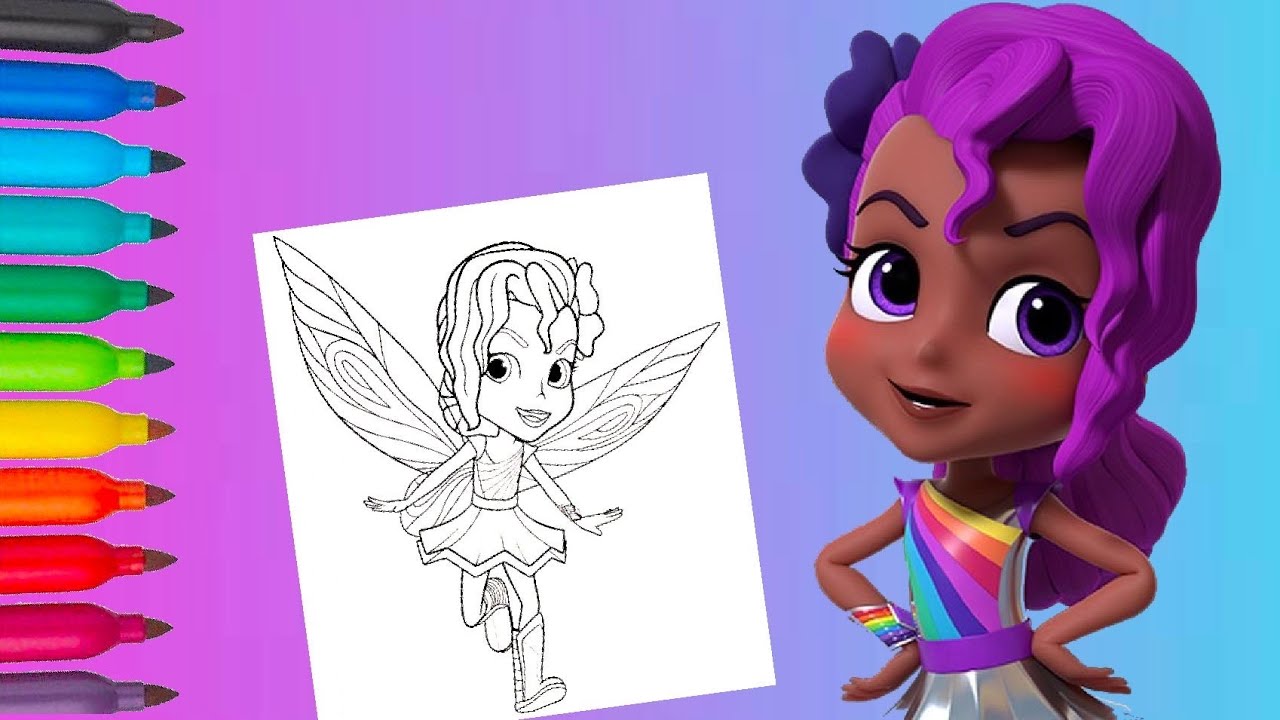 Download Rainbow Rangers Lavender Violet Coloring for Kids ...