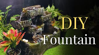 Beautiful Garden Fountain Made with Foam by RusticKraft Channel 430 views 2 months ago 3 minutes, 22 seconds