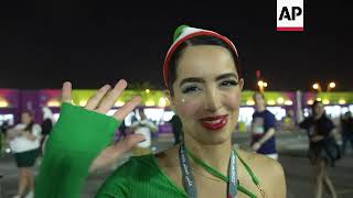 Iran And Us Fans On World Cup Match And Protests