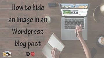 How to hide your Pinterest image in a wordpress blog post