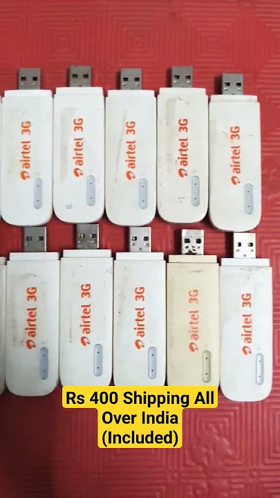 Airtel 3G/2G Wifi Hotspots Data Card Dongle Modem Router #datacard  #dongle #modem #airtel #wifi