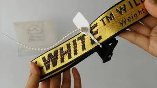 OFF WHITE BELT YELLOW REVIEW