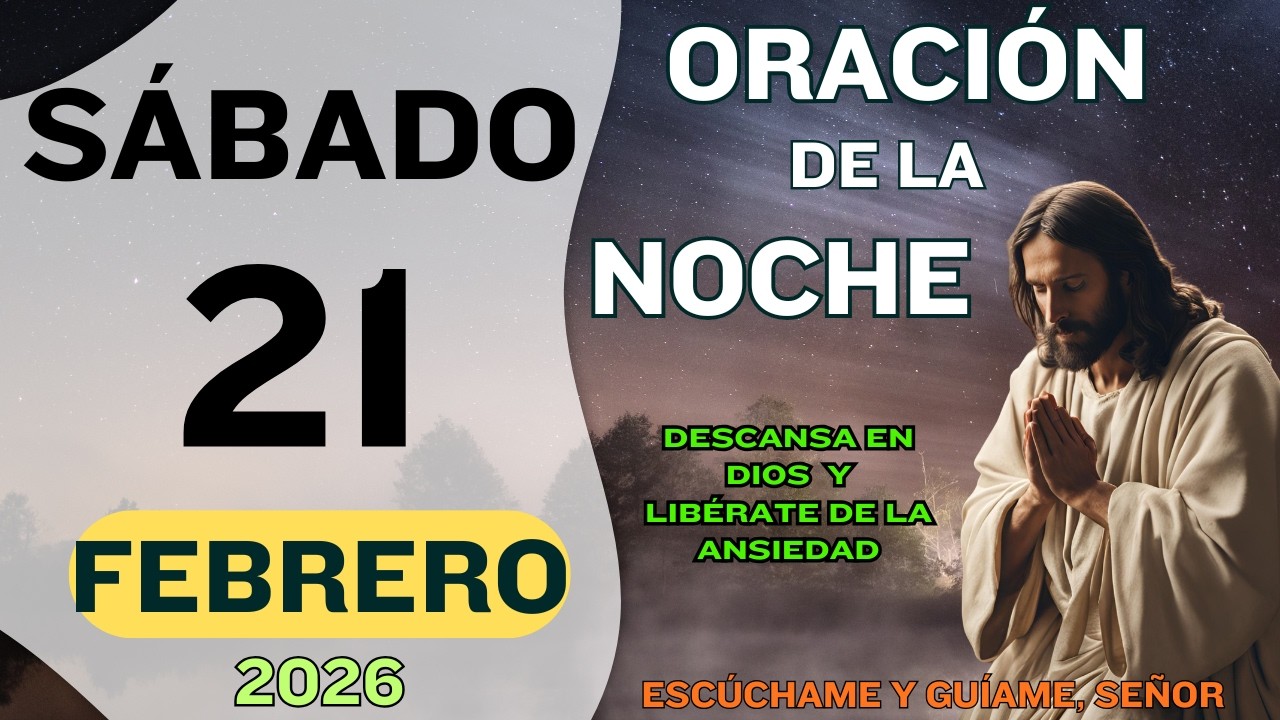 Oración de la Noche para Dormir en Paz 🌙 | Descansa en Dios y Libérate de la Ansiedad
