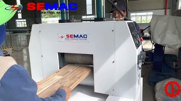 Máy ép vân gỗ 2 mặt SM 300DGP | Quốc Duy