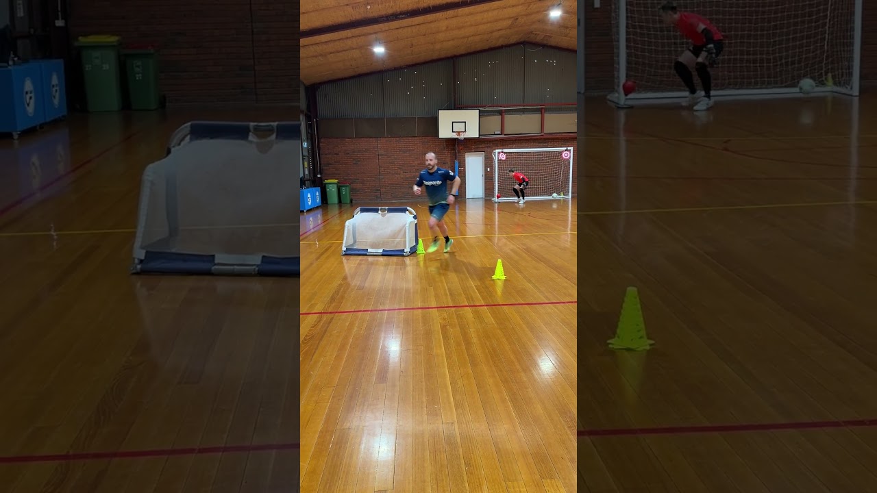 The only way to score a goal against a pro futsal goalkeeper