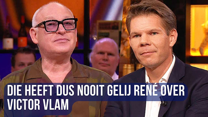 René van der Gijp haalt uit naar Victor Vlam: “Altijd ongelijk, zegt mijn zoon!”
