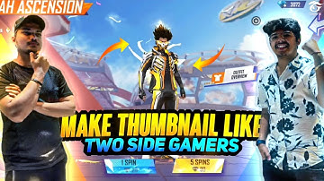 How to make thumbnail like Tsg | Free fire thumbnail tutorial | Assassin Army | Boss official | Tsg