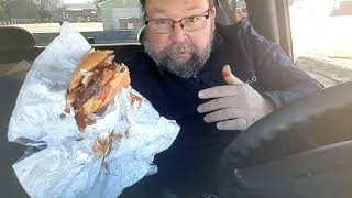 Sonic's pulled pork cheeseburger and Pulled pork totchos