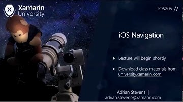 IOS205 - Navigation Patterns