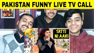 Pakistani reaction on | live tv calling fails **lol**