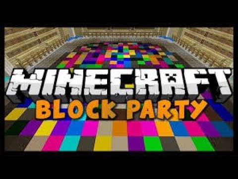 დადექი სწორ ბლოკზე თორემ მოკვდები BlockParty Minecraft