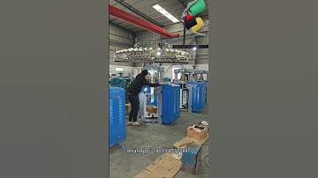 circular knitting machine assembly and commissioning#circularknittingmachine #factory