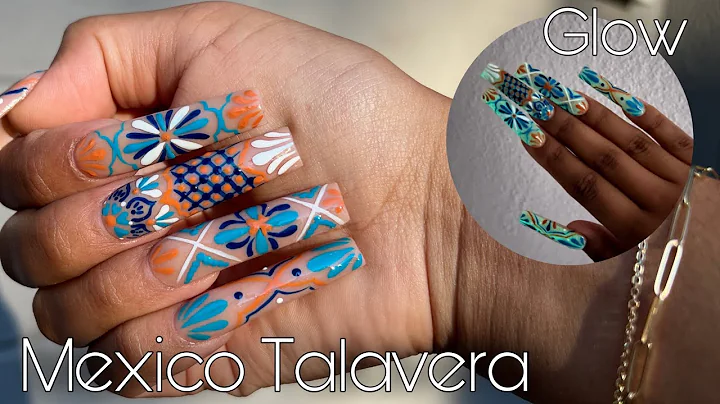 Mexico Inspired Nail Art Tutorial: Talavera Potter...