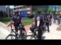 Indy car drivers slow down to ride with Milwaukee Police