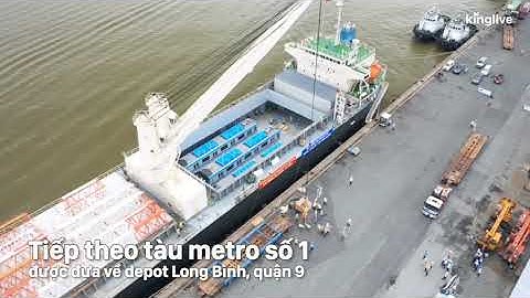 Tàu Metro cập cảng Khánh Hội