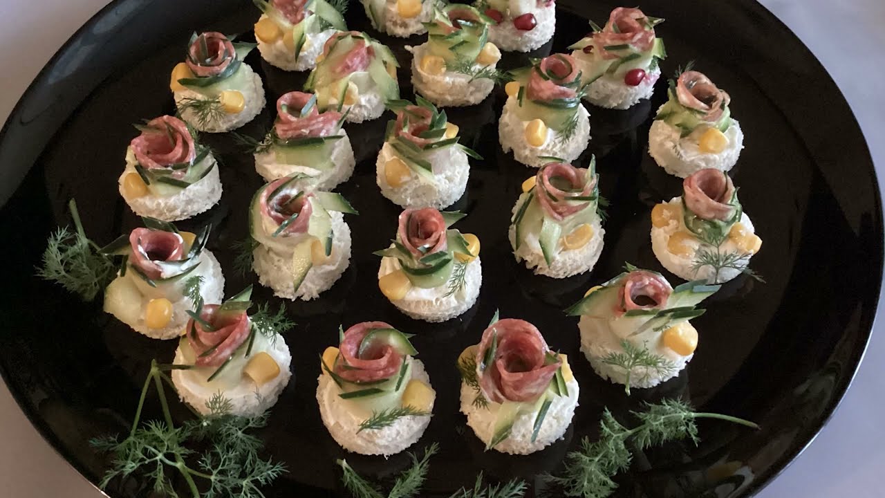 Hladno predjelo - kanapei od tost hleba🪄✨💫