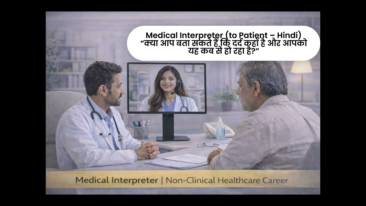 Example of Medical interpretator 2- Turn your Language Skill to Rewarding Career
