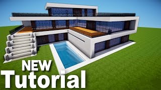 Minecraft: How to Make a Modern House / Tutorial ➜Thumbs up^^ & Subscribe for more =) ▻http://goo.gl/q4AtTD ➜Download 