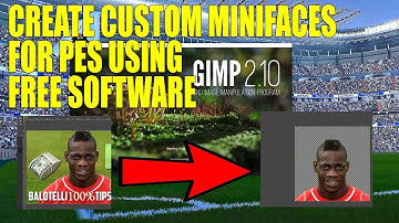 Create Custom Minifaces for PES Using Free Software GIMP