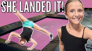 She Lands Her Aerial for the Very First Time | She&#39;s Finally Got It!