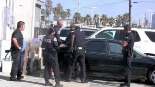 A man was yelling at KTLA news Reporter Wendy Burch LAPD called