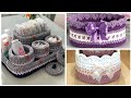 Most Beautiful Crochet Basket Designs / موديلات سلات بالكروشي غاية في الروعة