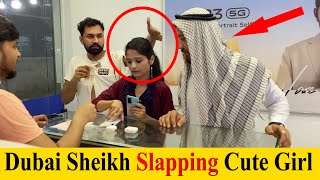 Slapping Prank With Cute Girl - Dubai Sheikh Part 2 | Non Scripted Prank