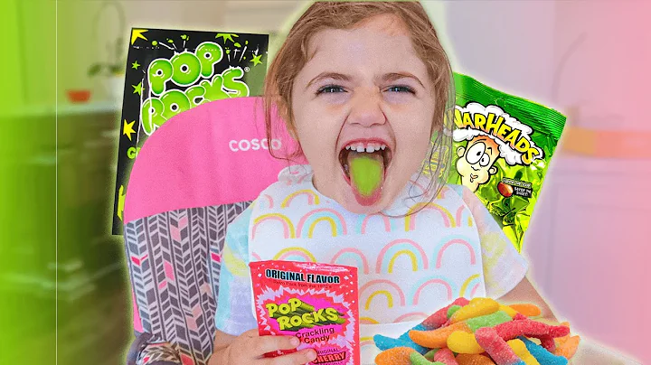 BABY vs. EXTREME CANDY (POP ROCKS & more challenges) | Anazala Family