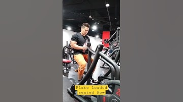 Plate Loaded Seated Row #bodybuilding #moltivation #dubailifestylevlog #youtubeshorts #video
