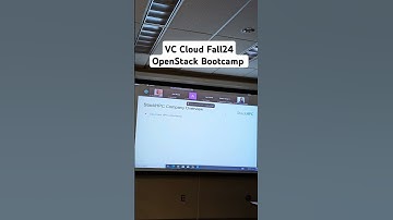 VC Cloud Fall24: OpenStack Bootcamp