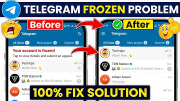 your account is frozen telegram | How to unfreeze telegram account | Telegram account frozen problem