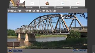 Measuring and monitoring river ice using UAV and satellite imagery