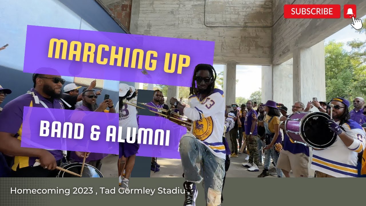 St. Augustine H.S. Marching 100  Current & Alumni  | Marching Up the Ramp | Homecoming 2023 |