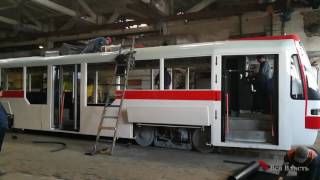 Как собирают первый Запорожский трамвай