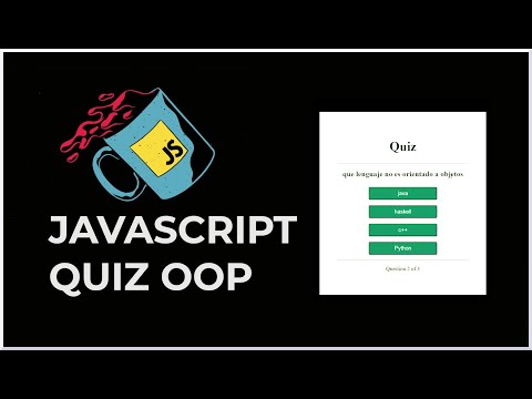 Javascript Quiz con Programacion Orientada a Objetos, Ejemplo Práctico