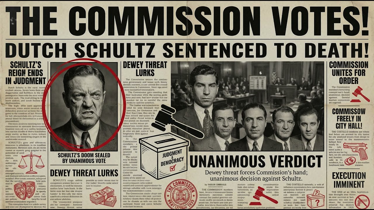 The Vote That Signed His Death Warrant: Dutch Schultz and The Commission (1935)