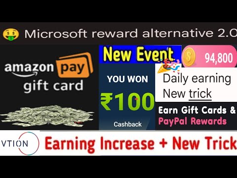 App like MICROSOFT REWARD🤑 💯Microsoft rewards alternative2.0  Today giveaway link today earning app