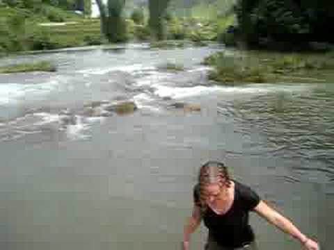 Zwemmen onderweg en uitzicht