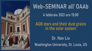 Nan Liu: GB Stars and Their Dust Grains in the Solar System